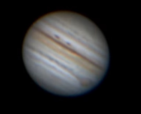 Atmospheric Dispersion Effects on Jupiter